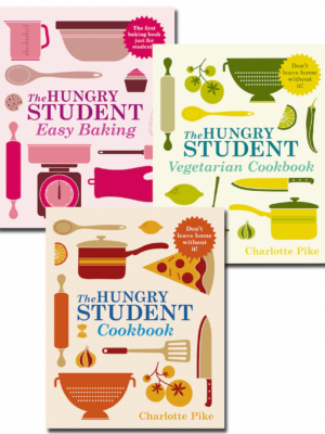 complete set of hungry student cookbooks